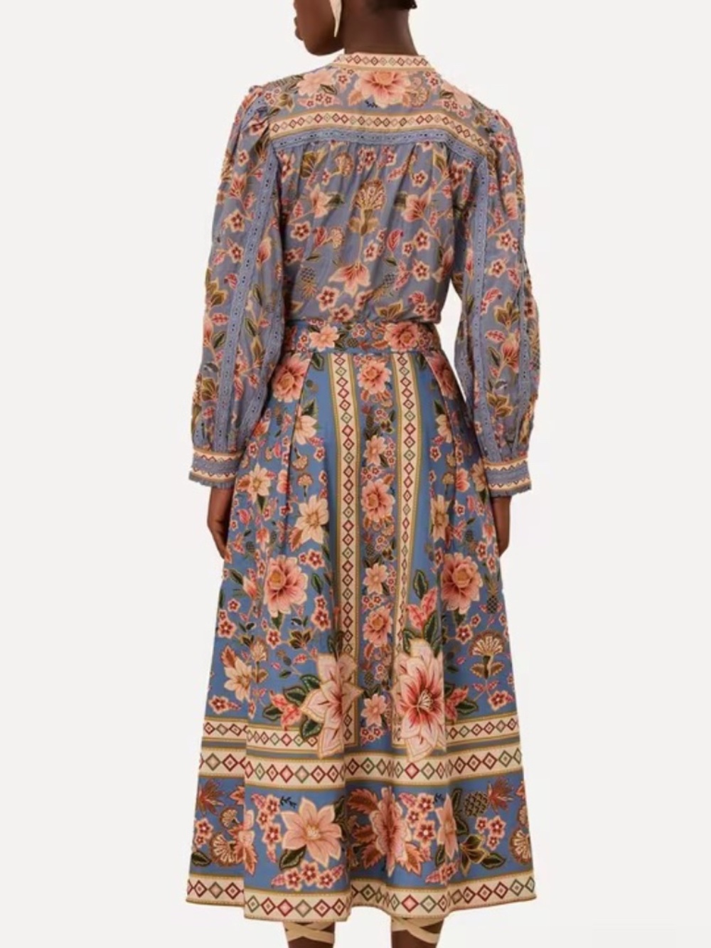 Farm Rio Superbloom Tapestry Midi Dress NWT - Picture 7 of 7